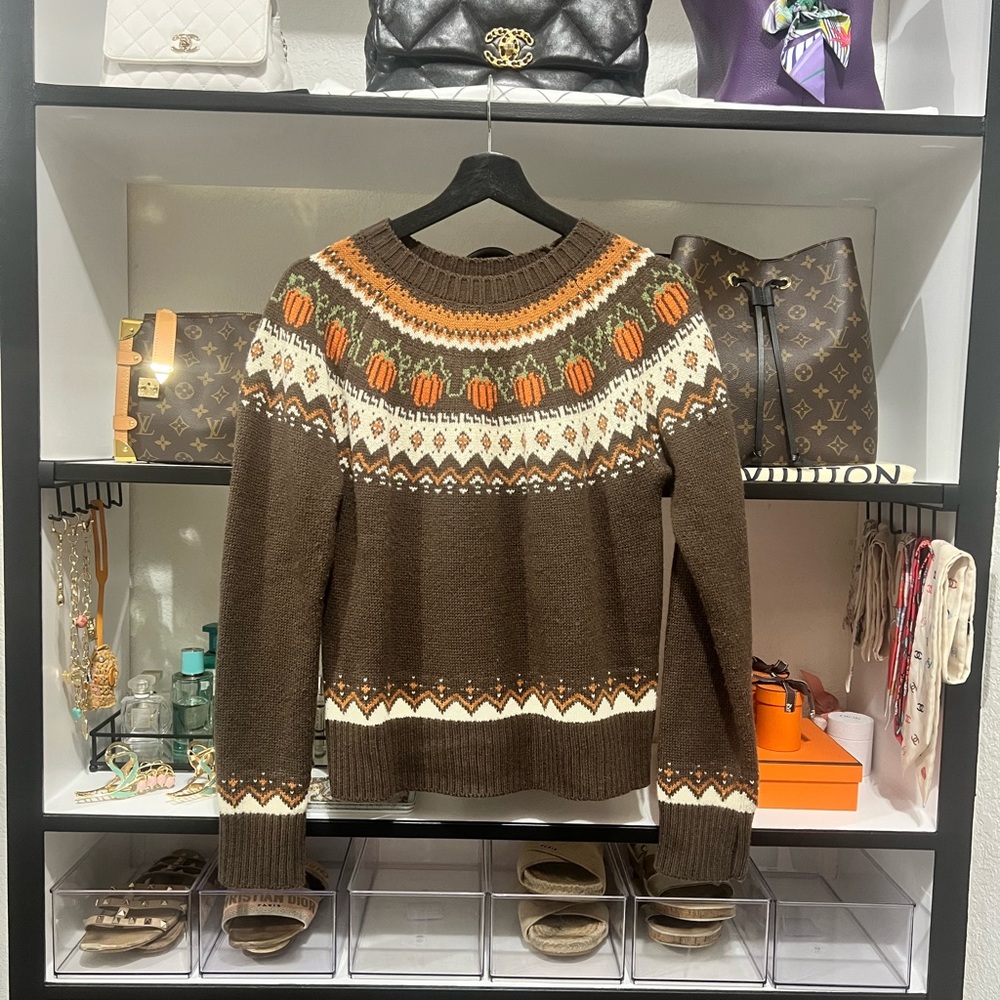 Kiel James Patrick Cozy Pumpkin Sweater women’s